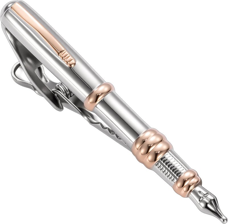 HAWSON 2/2.2 Inch Various Tie Clips for Men Unique, Personalized Novelty Tie Bars Pins Tacks, Funny Theme Wedding Holiday Gifts for Husband Groomsmens - Image 1
